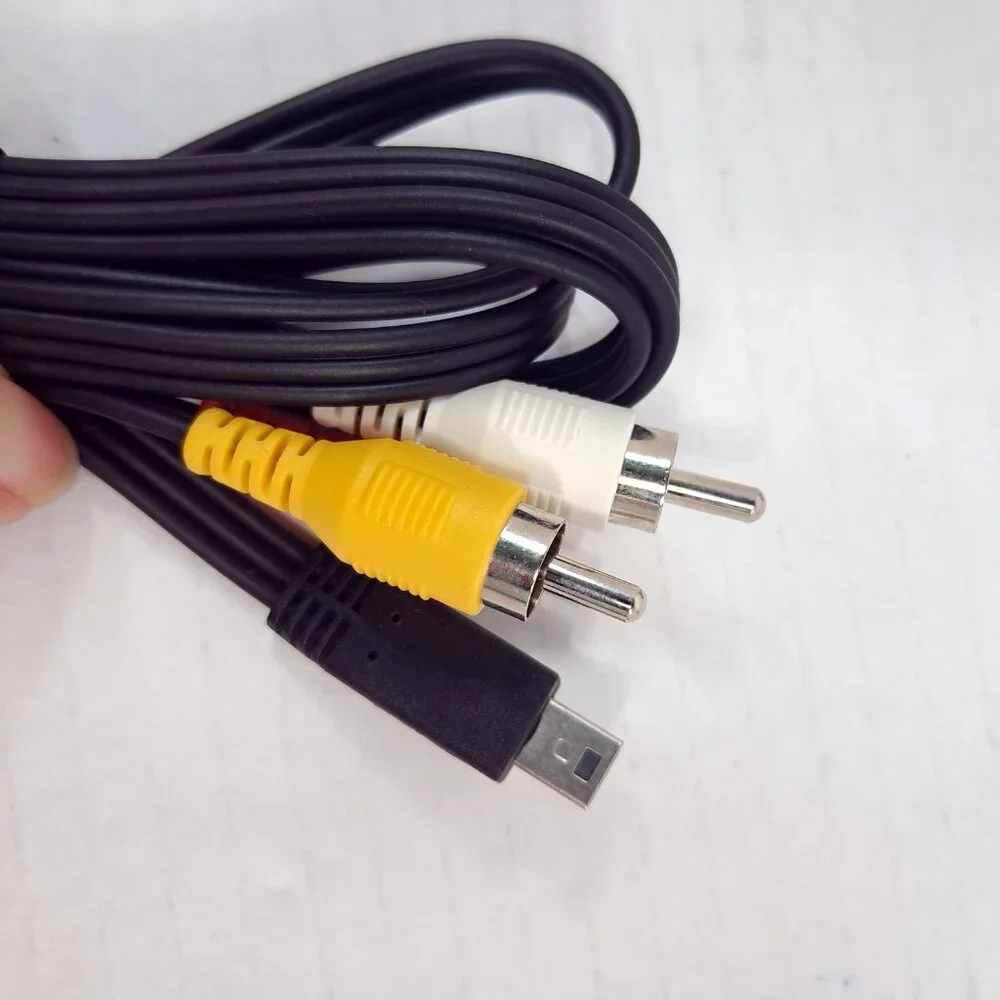 Canon AVC-DC400ST Mini USB to 3-RCA Male Audio/Video Breakout Cable cord OEM‎